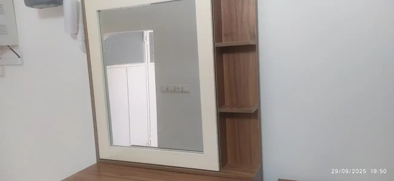 دراور و آیینه ریلی ـ شلف مناسب کتاب یا گل|جاکفشی، کمد، دراور|سبزوار, گلشن|دیوار