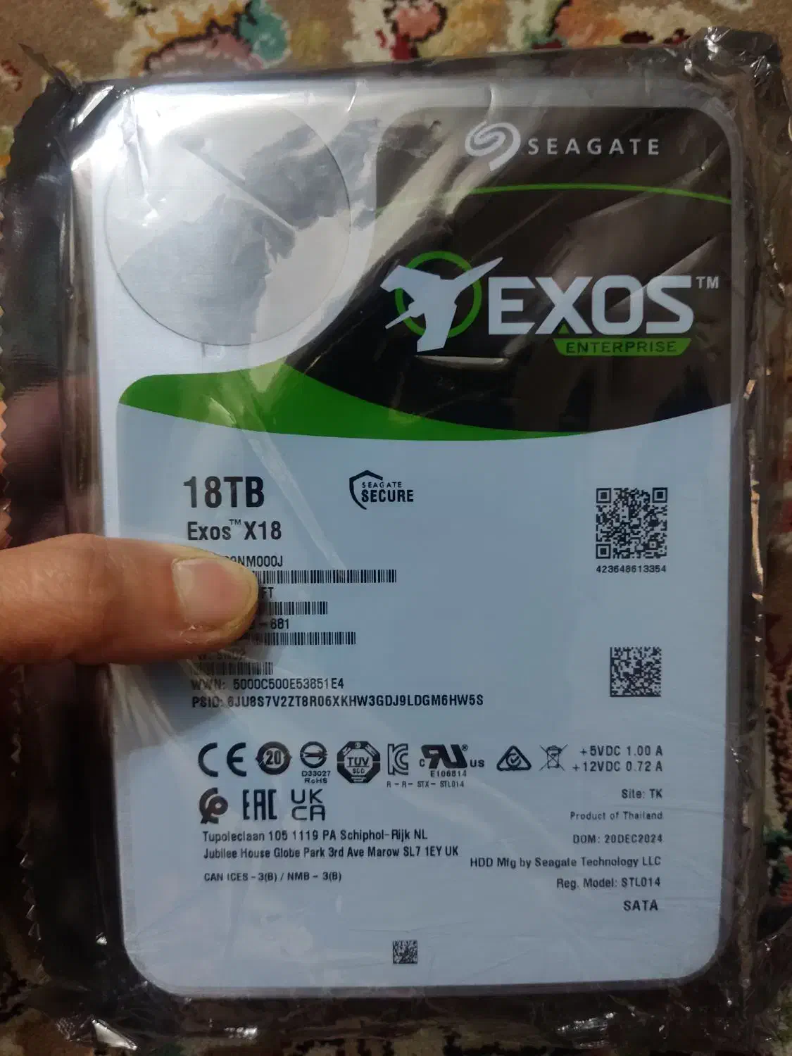 هارد سیگیت ۱۸ ترا آکبند حامی (اصلی ، درجا تعویض)|قطعات و لوازم جانبی رایانه|تهران, ارامنه|دیوار