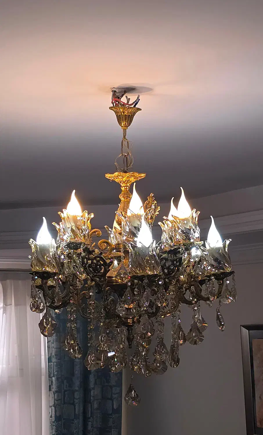 لوستر برنز|لوستر و چراغ آویز|تهران, سازمان برنامه جنوبی|دیوار