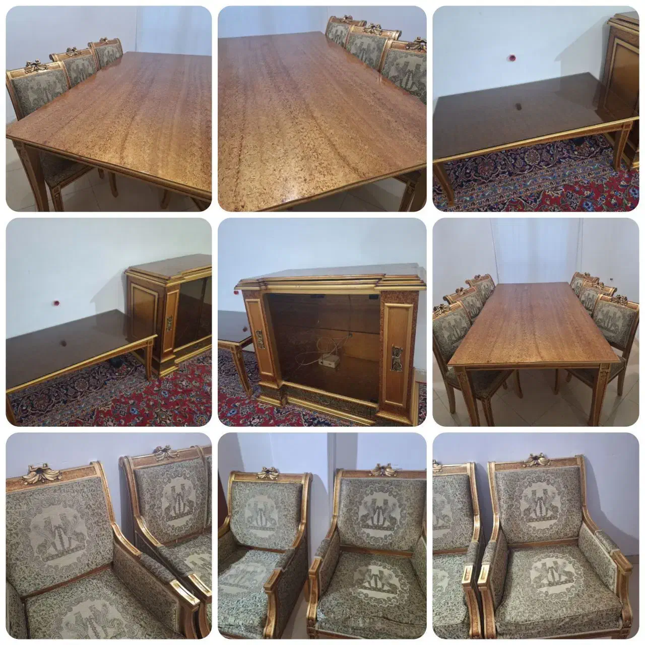 مبل و میز ناهار خوری|مبلمان خانگی و میز عسلی|نائین, |دیوار