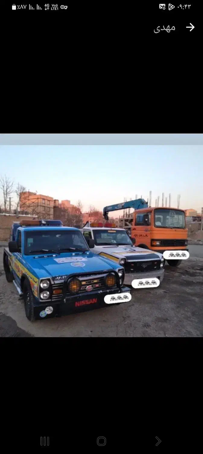 نیسان جرثقیل/خاور/بالابرسبد/جرثقیل ارتفاع کوتاه|خدمات حمل و نقل|کرج, خرمدشت|دیوار