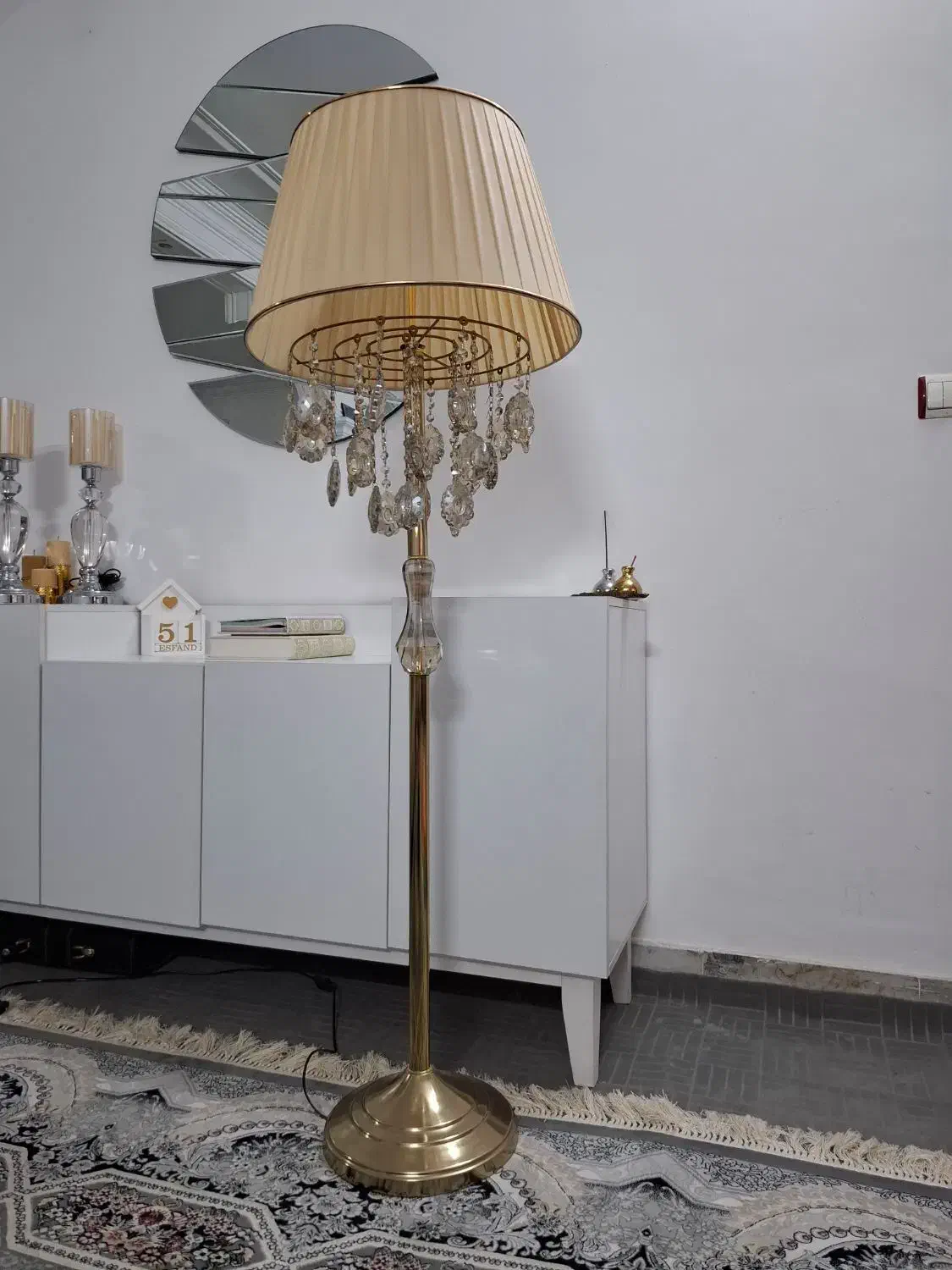 آباژور کریستالی|چراغ خواب و آباژور|مشهد, شهید قربانی|دیوار