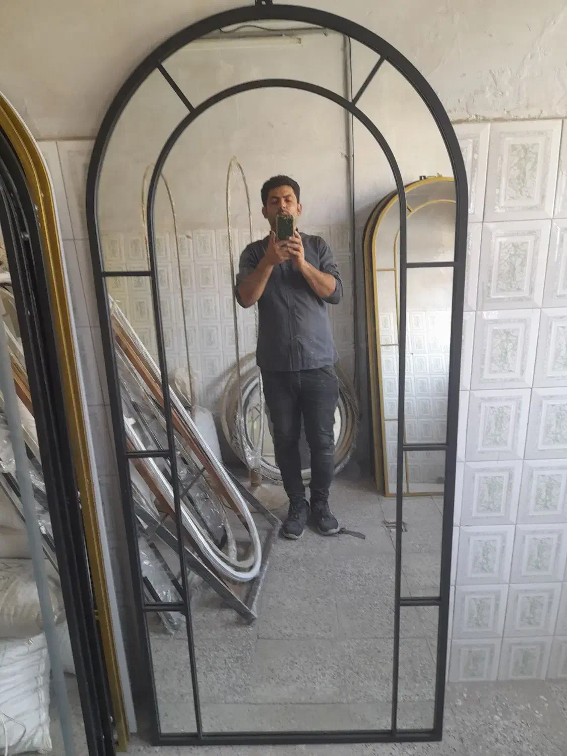 فرم چوبی آیینه|آینه|اراک, |دیوار