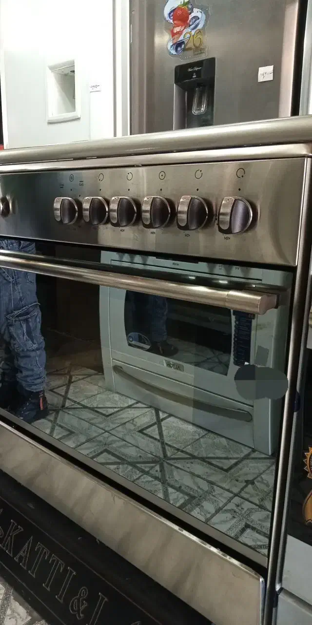 گاز پنج شعله فردا لوفرا تمام استیل|اجاق گاز و لوازم برقی پختوپز|هشتگرد, خور|دیوار