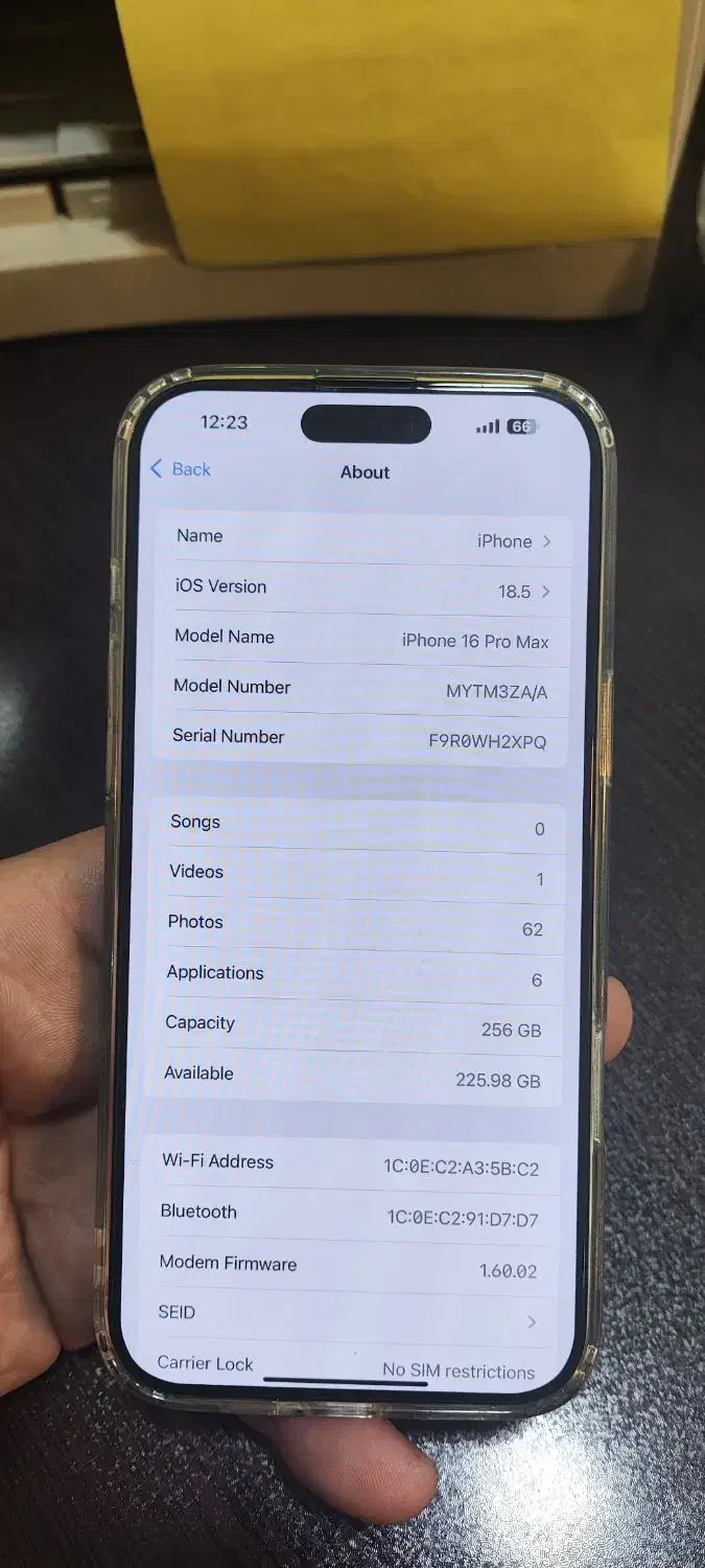 16 پرومکس 256 za|موبایل|تهران, بازار|دیوار
