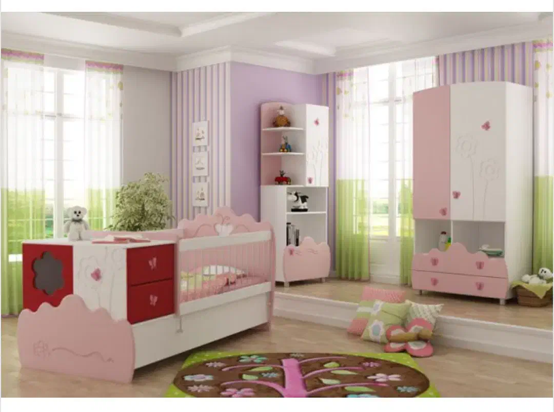 تخت و کمد کودک و نوجوان|تخت و سرویس خواب|شاهرود, |دیوار