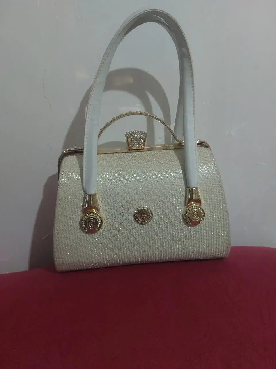 کیف دستی سفید نو عروس خانم ها|کیف، کفش، کمربند|دامغان, |دیوار