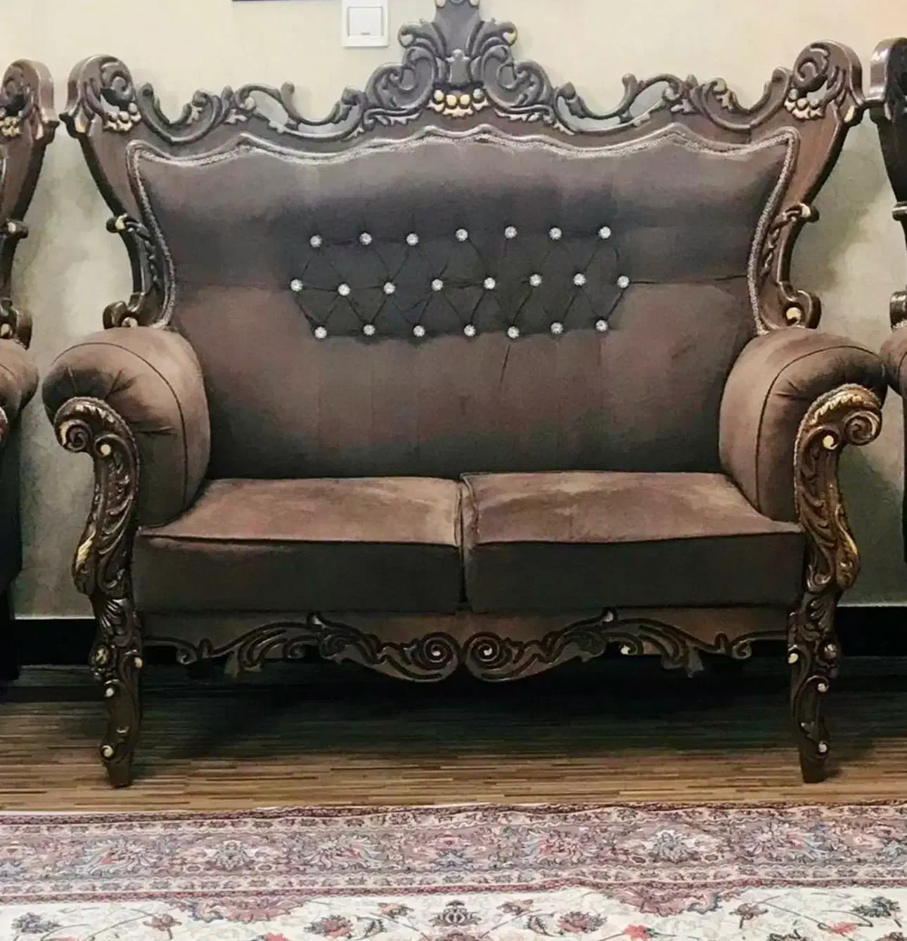 مبل دونفره|مبلمان خانگی و میز عسلی|تهران, نظام‌آباد|دیوار