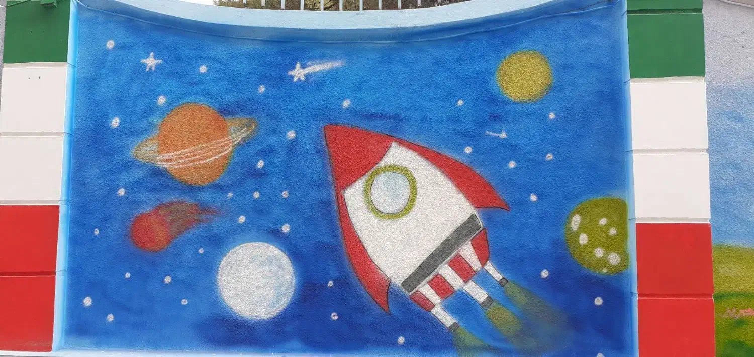 نقاشی دیواری و ساختمان و کارهای برجسته|خدمات پیشه و مهارت|نیشابور, هفده شهریور|دیوار