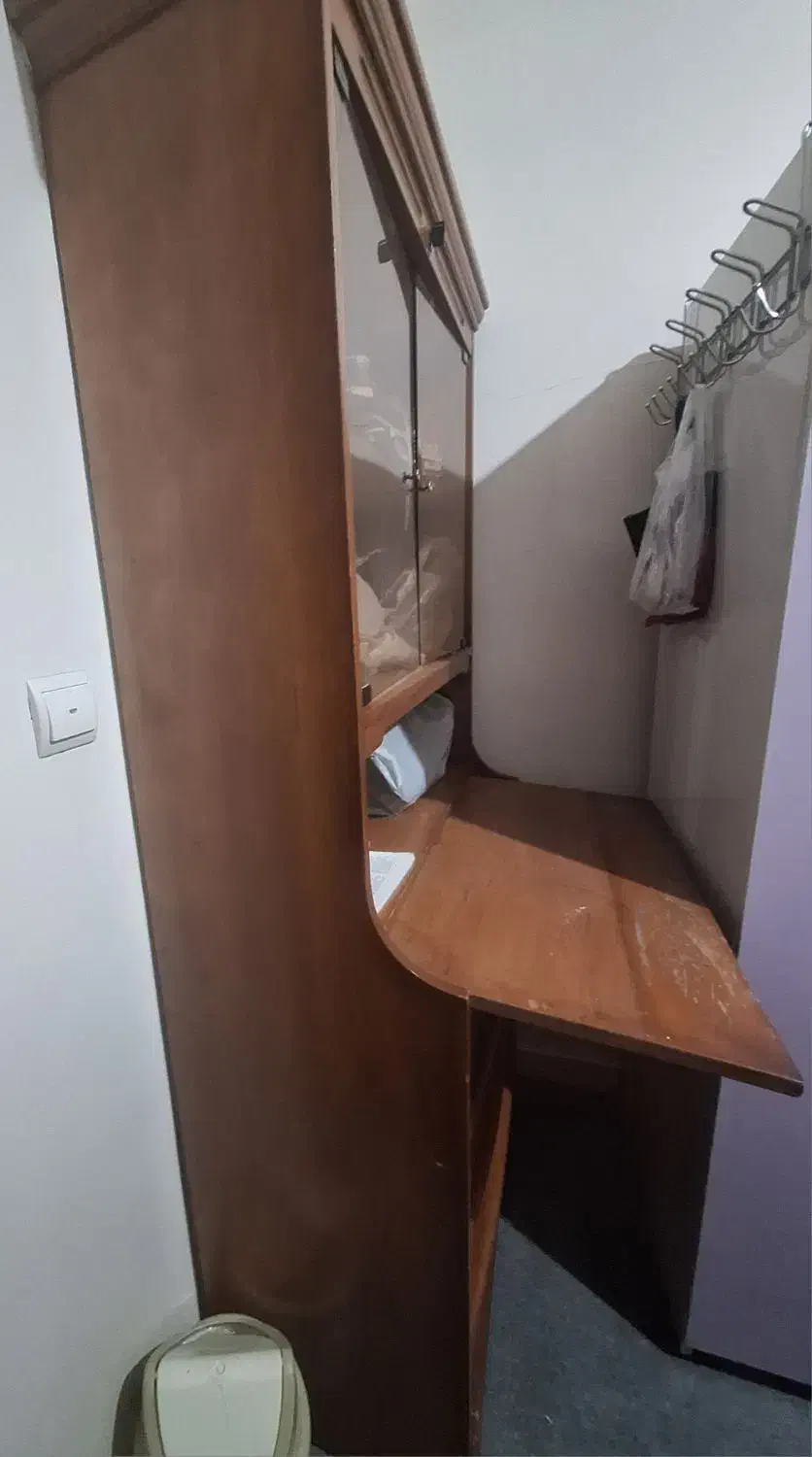 بوفه چوبی با کشو یا ویترین چوبی با کشو|بوفه، ویترین، کنسول|تهران, نظام‌آباد|دیوار