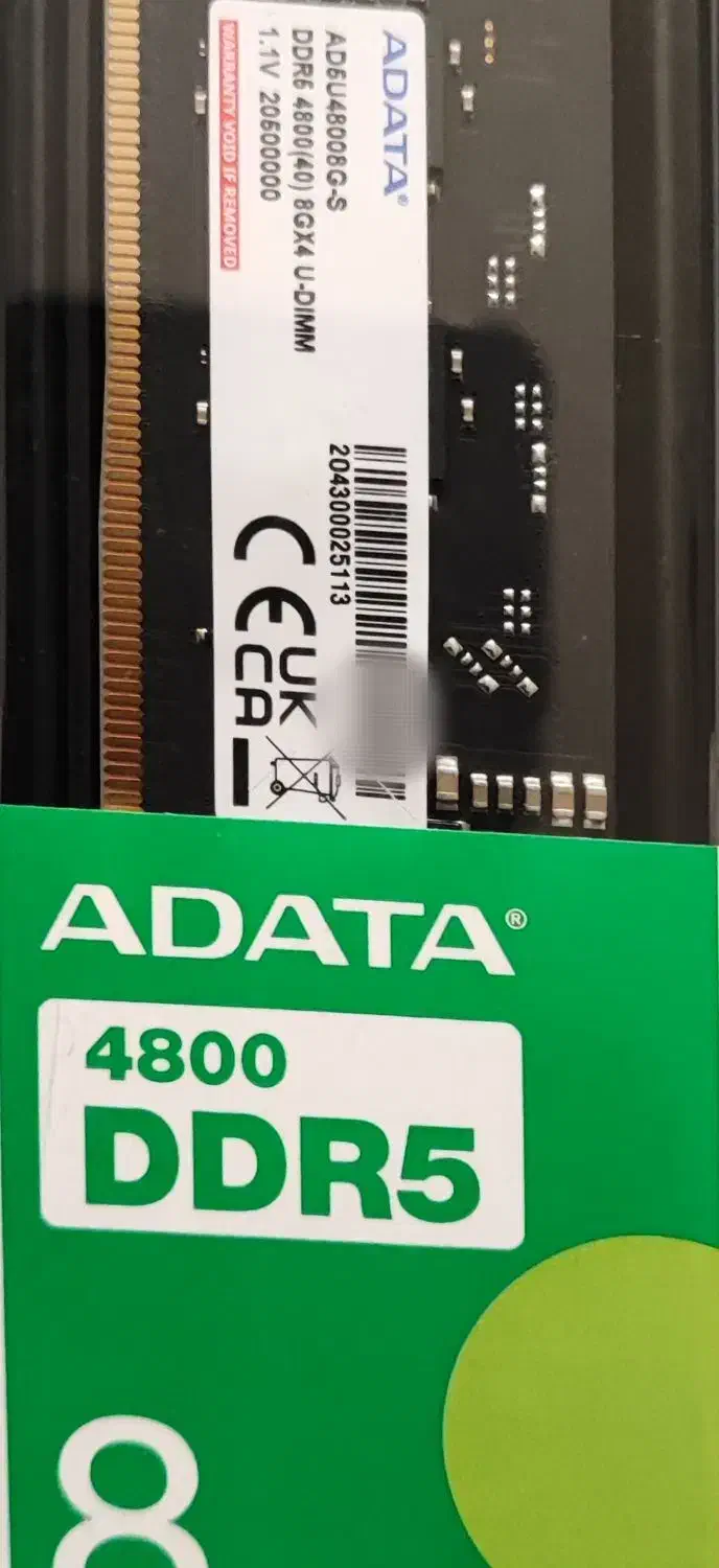 سه عدد رم DDR5 8G 4800 adata نو آکبند|قطعات و لوازم جانبی رایانه|تهران, میدان ولیعصر|دیوار