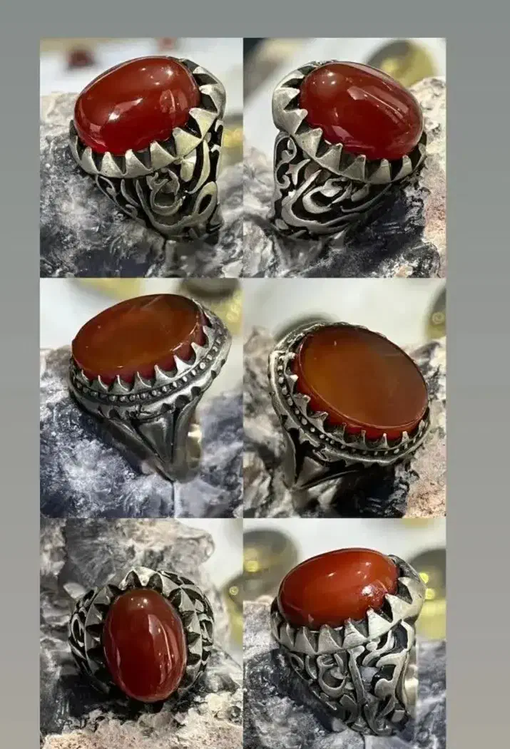 انگشتر عقیق سرخ|زیورآلات و اکسسوری|پاکدشت, پارچین|دیوار