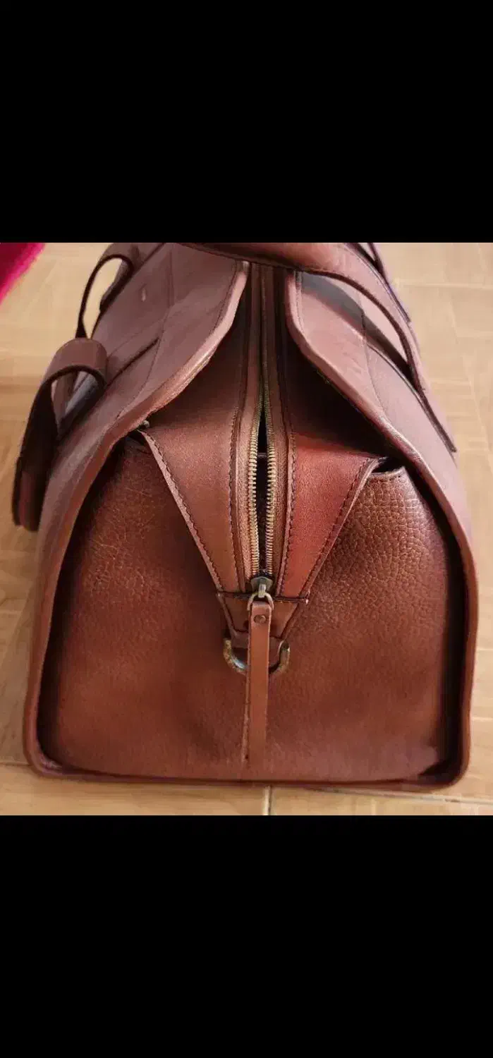 کیف سفری چرم طبیعی|کیف، کفش، کمربند|شاهین‌شهر, نظامی|دیوار