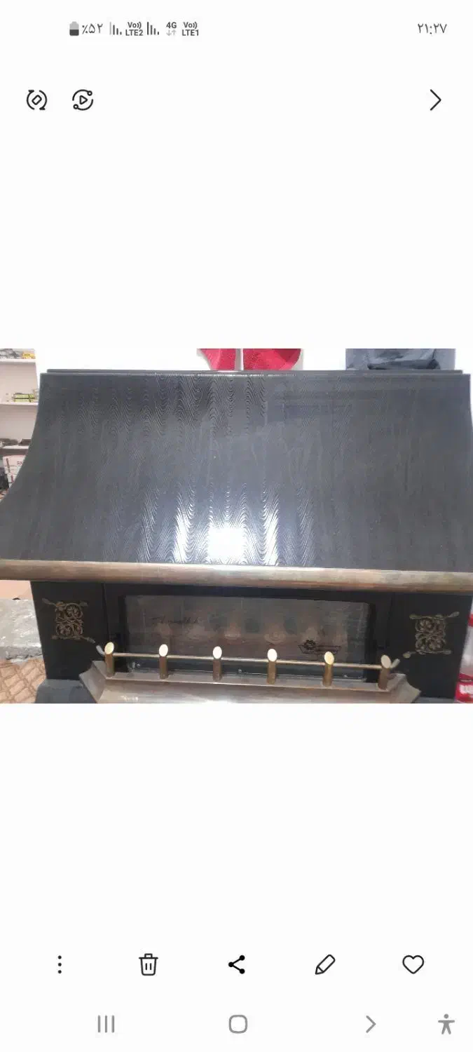 بخاری طرح شومینه|بخاری، هیتر، شومینه|زابل, |دیوار