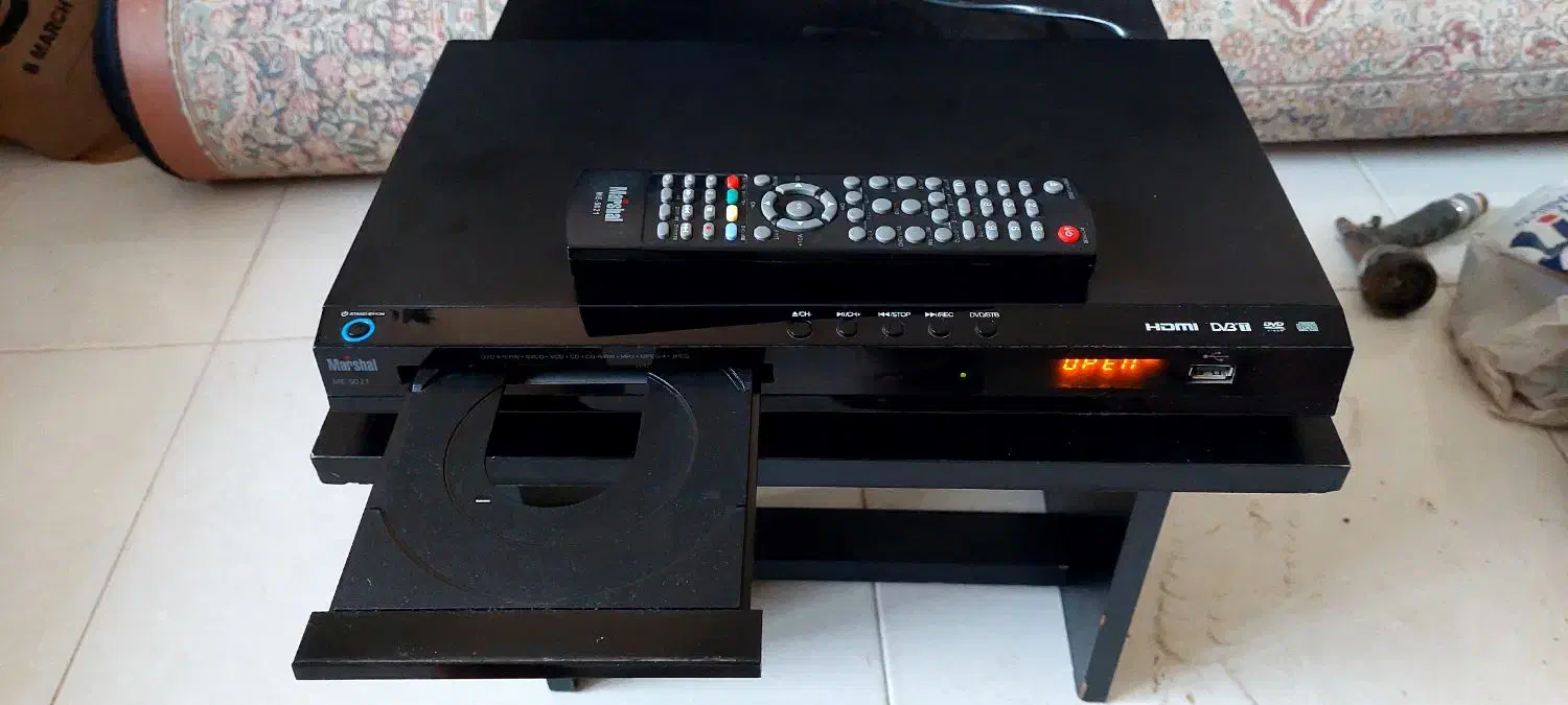 DVD و گیرنده کانالهای داخلی برند مارشال|پخش‌کننده DVD و ویدیو|کرج, شهرک البرز ۳|دیوار