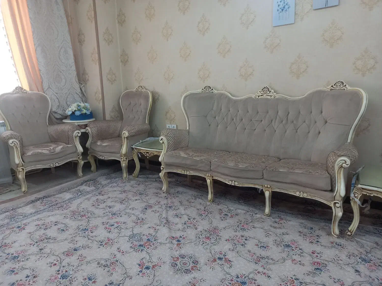 مبل استیل چوب گرجستان|مبلمان خانگی و میز عسلی|تهران, امام زاده حسن|دیوار