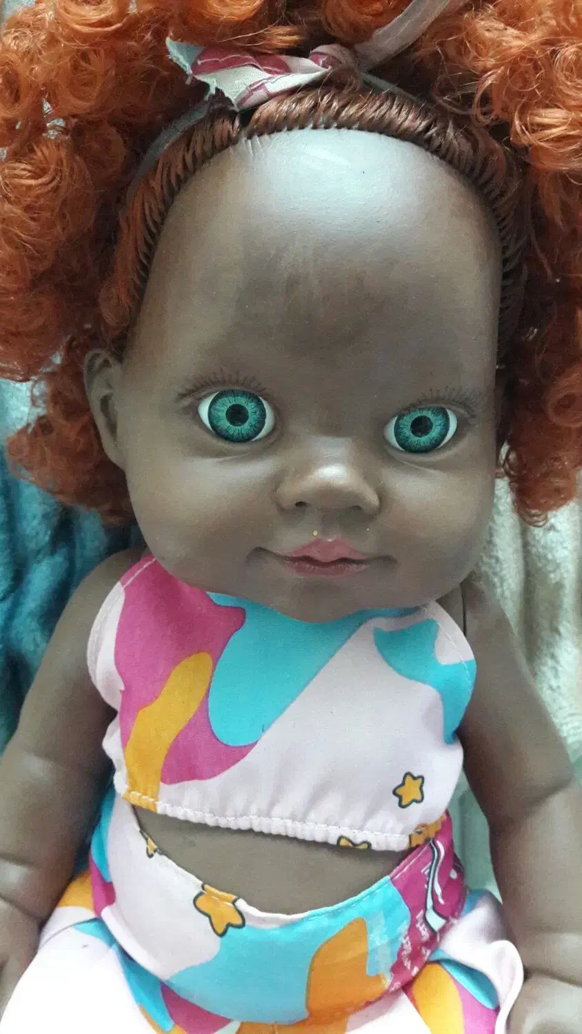 عروسک سیاه|اسباب‌‌بازی|قم, نیروگاه|دیوار