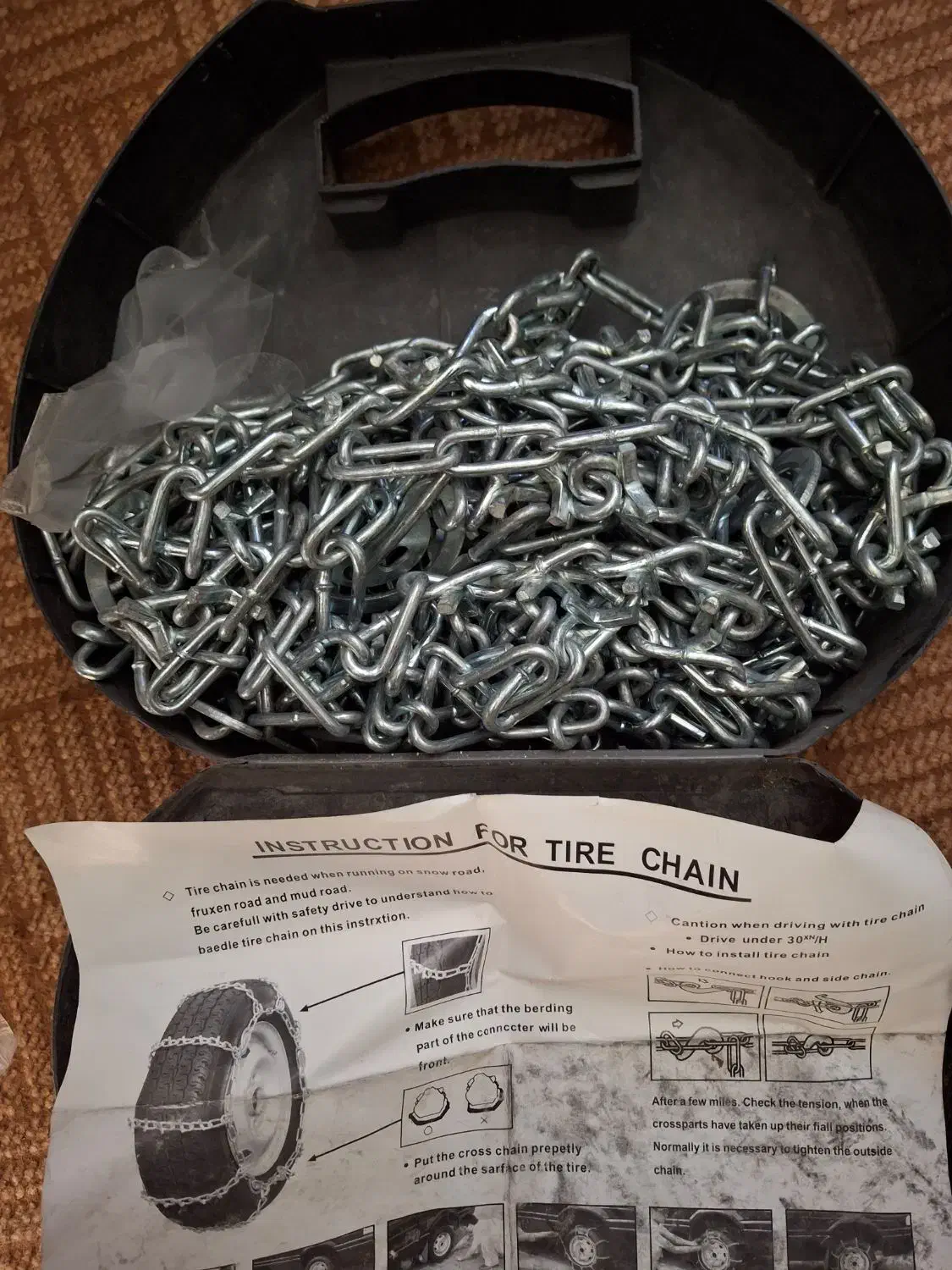 زنجیر چرخ|قطعات یدکی و لوازم جانبی|بروجرد, |دیوار