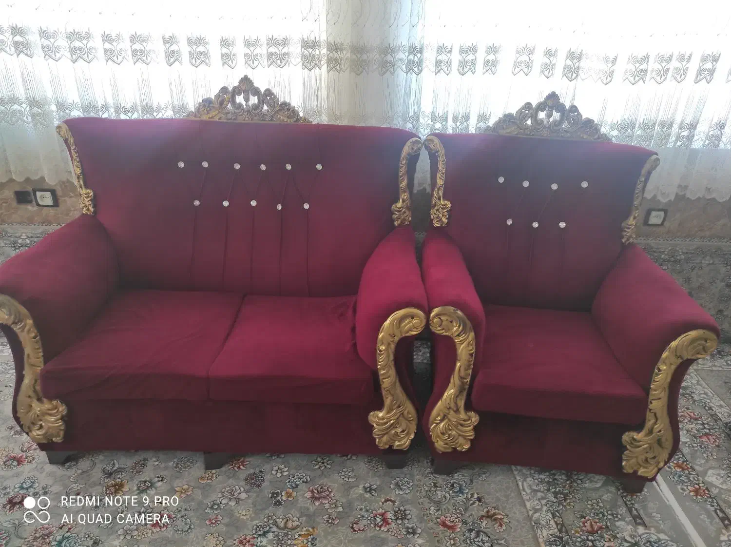 مبل سلطنتی|مبلمان خانگی و میز عسلی|مریوان, |دیوار