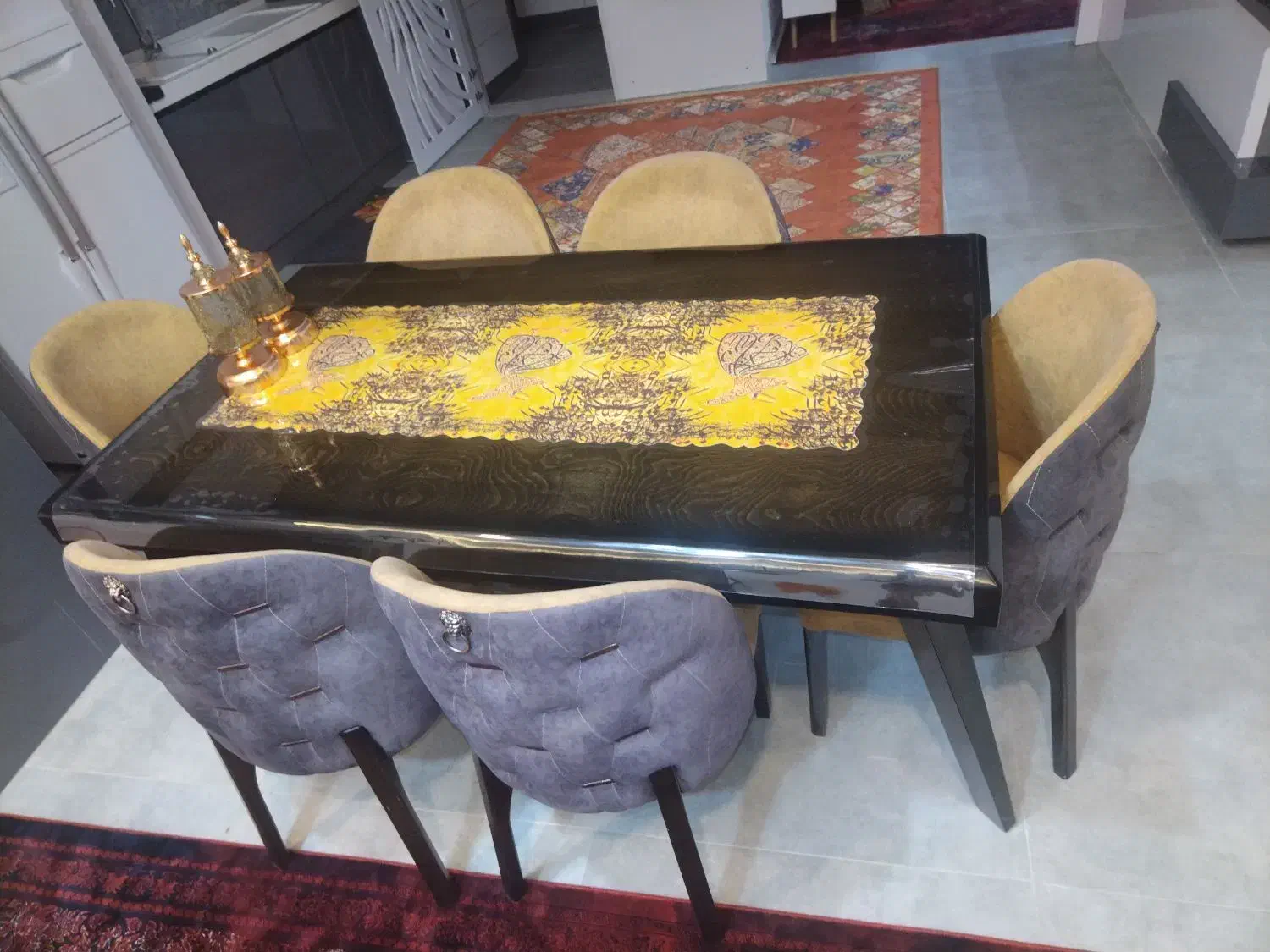 میز ناهارخوری|میز و صندلی غذاخوری|نیریز, |دیوار