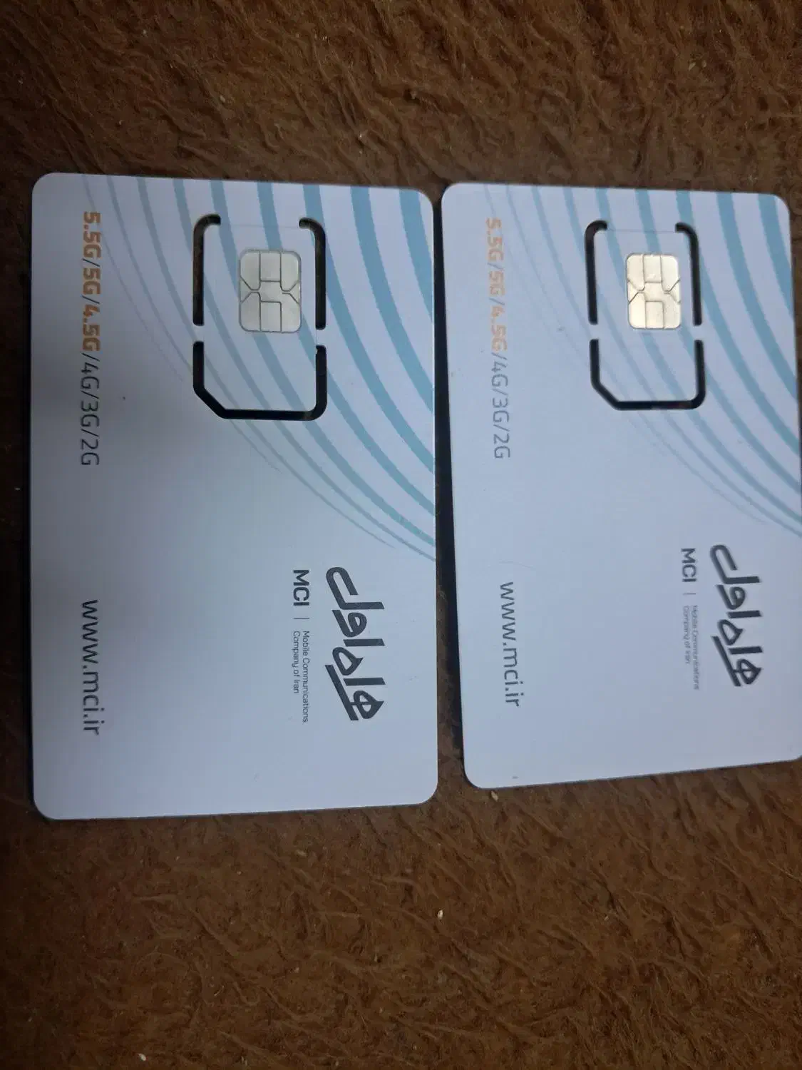 دوعدد سیمکارت همراه اول 0919|سیم‌کارت|تهران, مسعودیه|دیوار