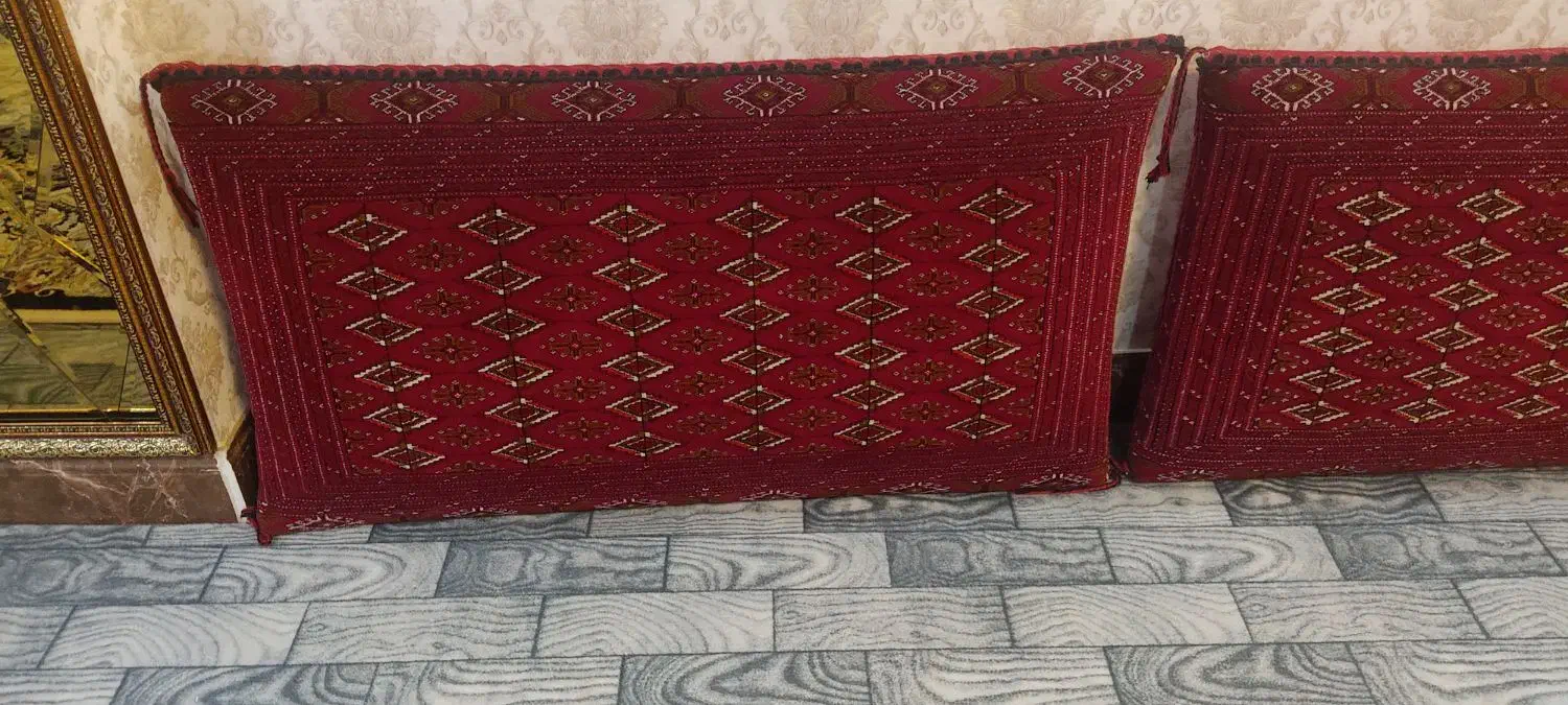 پشتی دستبافت ترکمن|پشتی|زاهدان, |دیوار