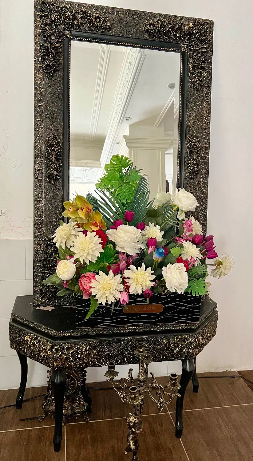 آینه شمعدان|آینه|برازجان, |دیوار