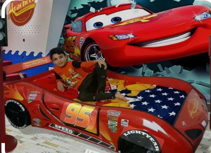 فروش تخت ماشینی مک کوئین|تخت و صندلی بچه|ری, فیروزآبادی|دیوار