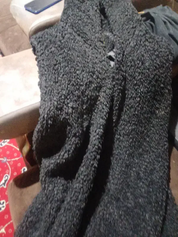 پالتو مشکی شیک بلند ۸۰۰۰۰۰۰|لباس|دهدشت, |دیوار