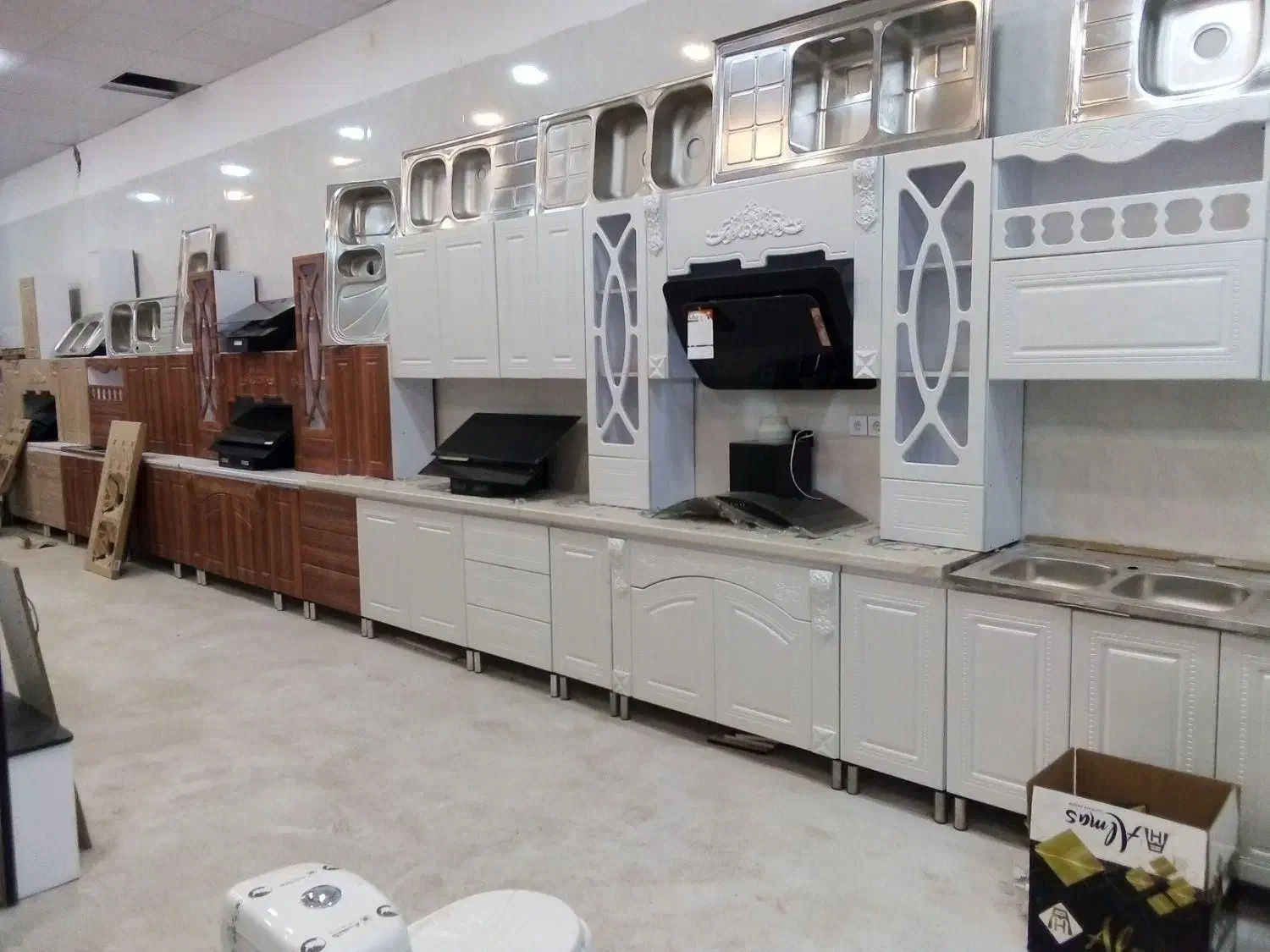 کابینت تمام چــوب ممبران ابعاد استاندارد|مصالح و تجهیزات ساختمان|چمستان, |دیوار