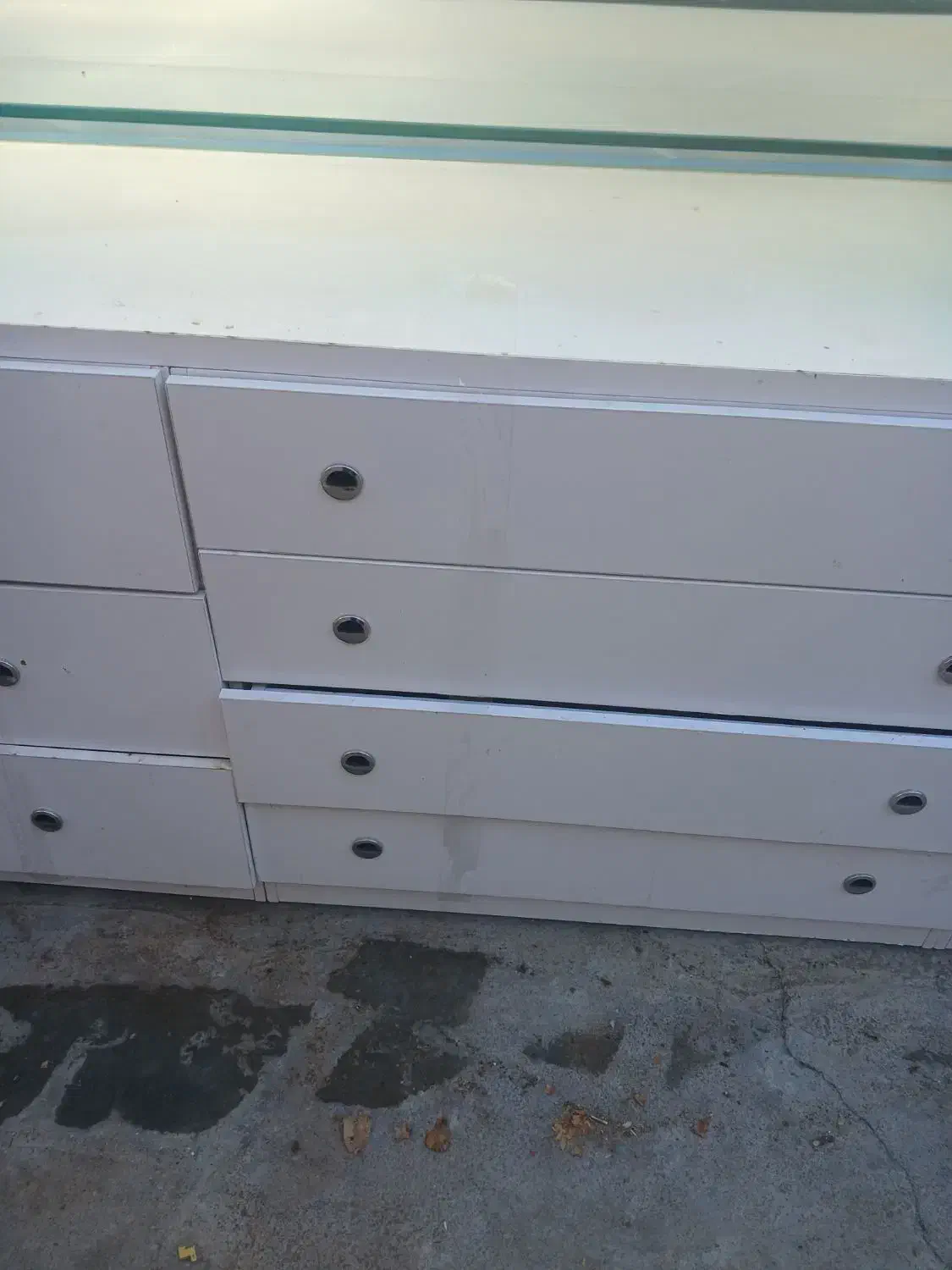 میزویترین مغازه ام دی اف|بوفه، ویترین، کنسول|گالیکش, |دیوار