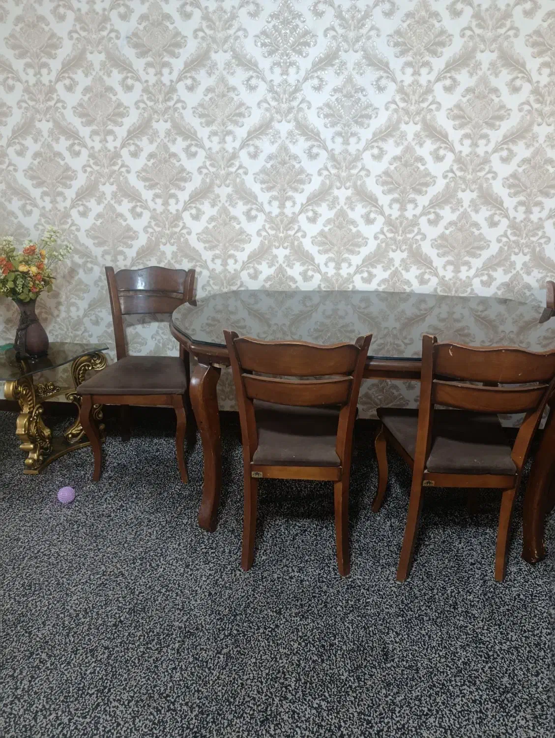 ناهار خوری ۶نفره جنس چوب راش  با صندلی|میز و صندلی غذاخوری|یاسوج, |دیوار