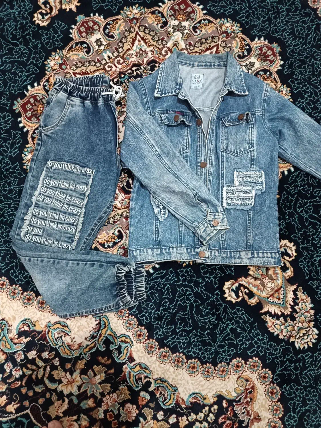 کت شلوار لی اسپرت|کفش و لباس بچه|تاکستان, |دیوار