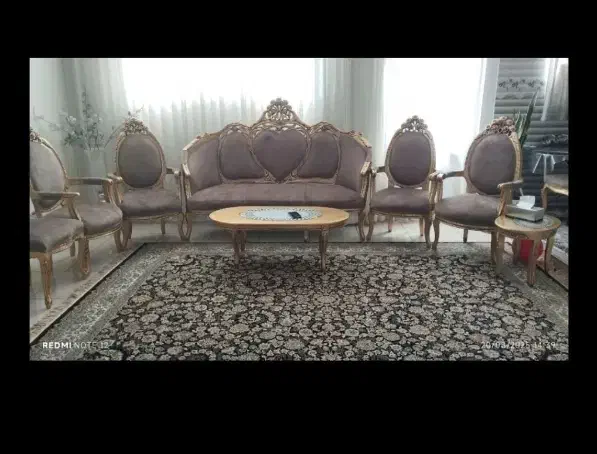 مبل سلطنتی سالم|مبلمان خانگی و میز عسلی|قم, دروازه چوبی|دیوار