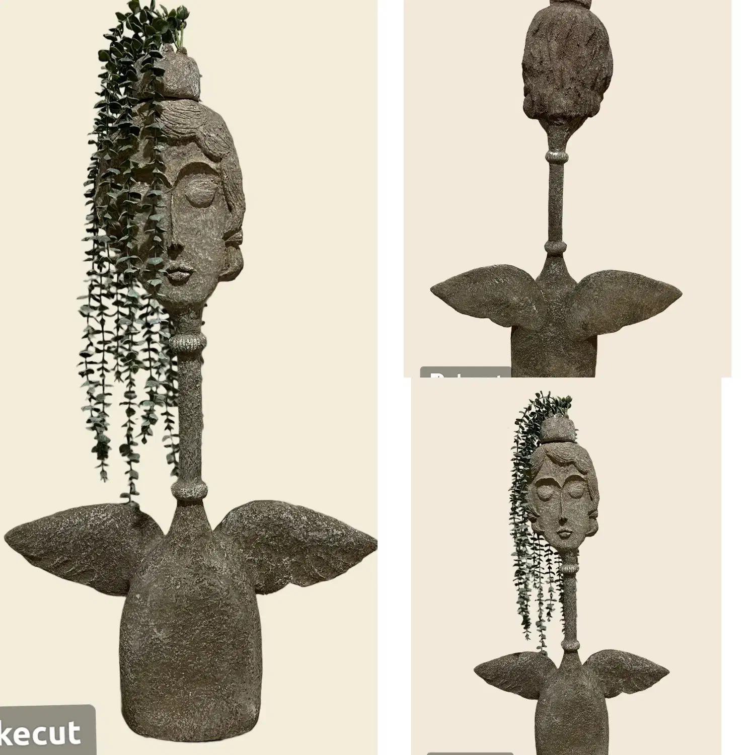 مجسمه دختر پاپیه ماشه|صنایع دستی و سایر لوازم تزئینی|تهران, گلستان (شهرک راه آهن)|دیوار