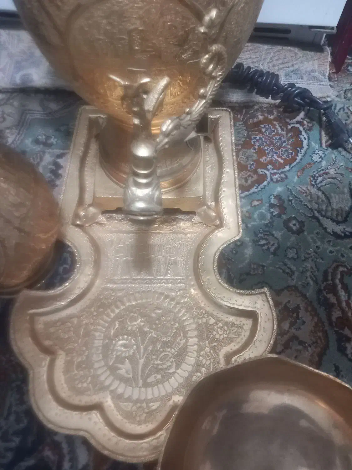 سماور برقی قلم کاری شده ...|سماور، چای‌ساز، قهوه‌ساز|تهران, امانیه|دیوار