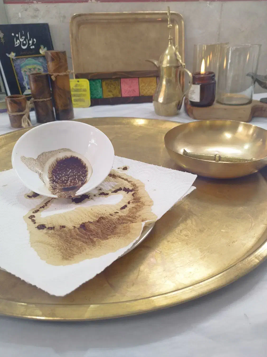 فال قهوه با اینه و موکدار|خدمات پذیرایی، مراسم|تبریز, |دیوار