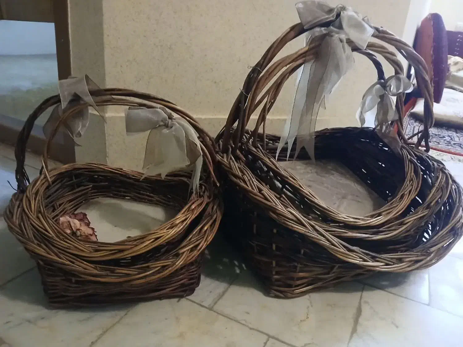 سبد حصیری شب یلدا|صنایع دستی و سایر لوازم تزئینی|کاشمر, |دیوار