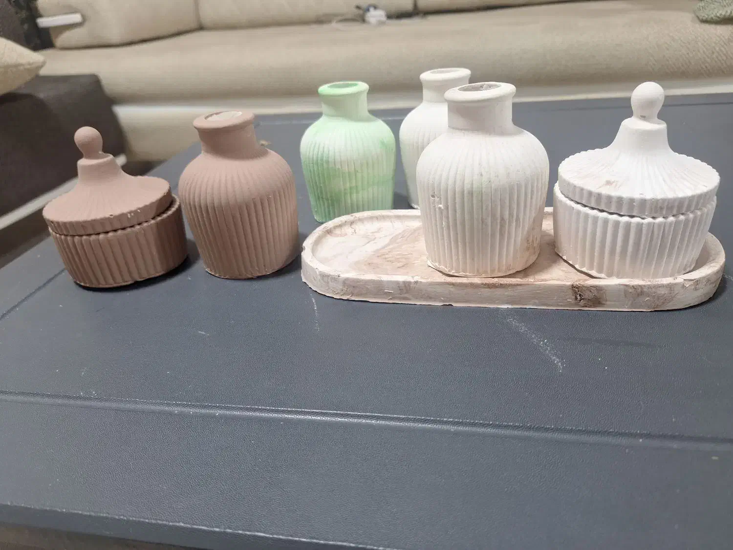 ظروف سنگ مصنوعی|صنایع دستی و سایر لوازم تزئینی|زاهدان, |دیوار