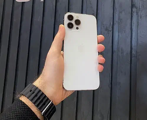 آیفون ۱۳ پرومکس سیلور zaa دو سیم کارت|موبایل|کاشان, رجایی|دیوار