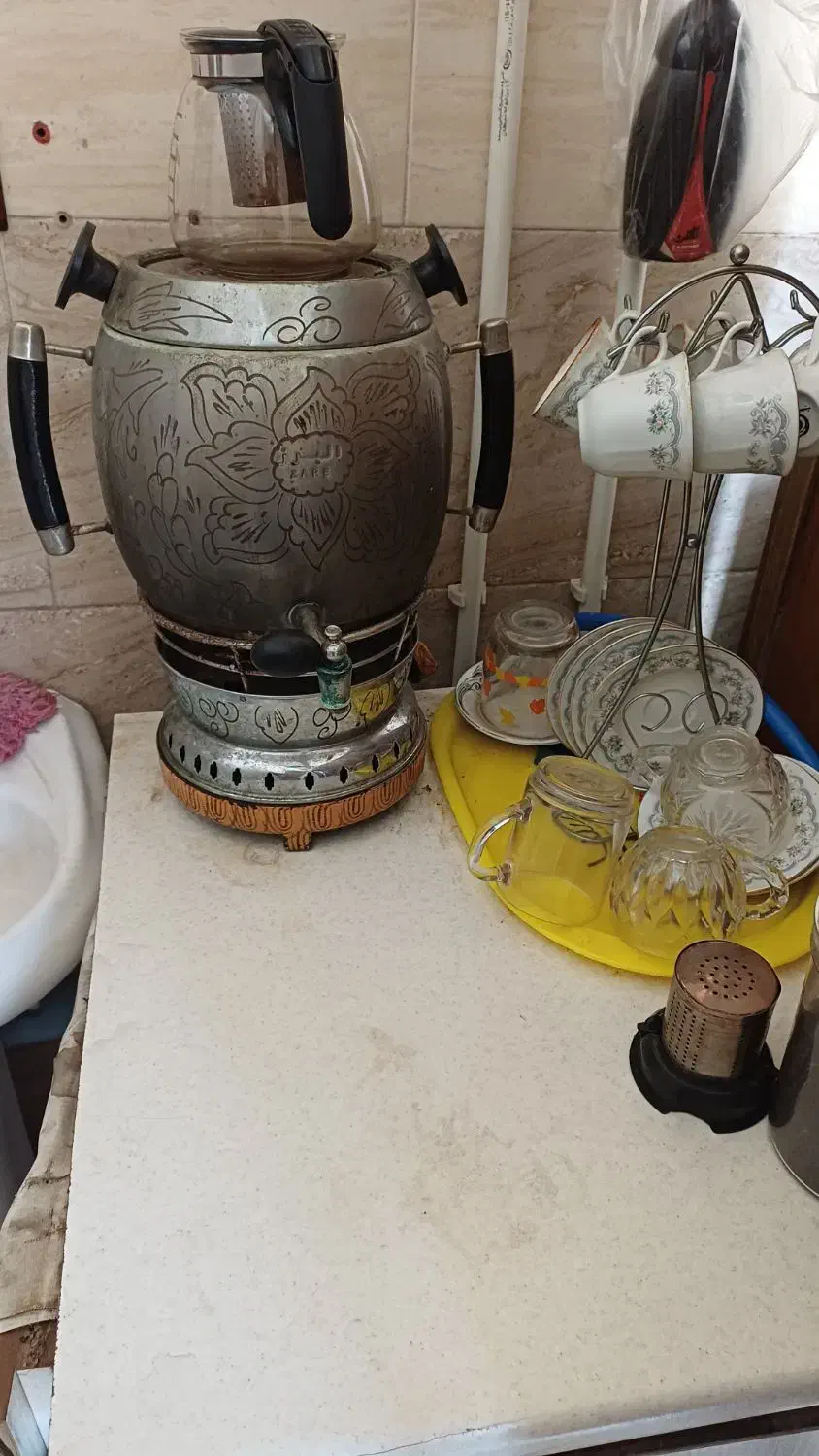 سماور گازی|سماور، چای‌ساز، قهوه‌ساز|رشت, یخسازی|دیوار