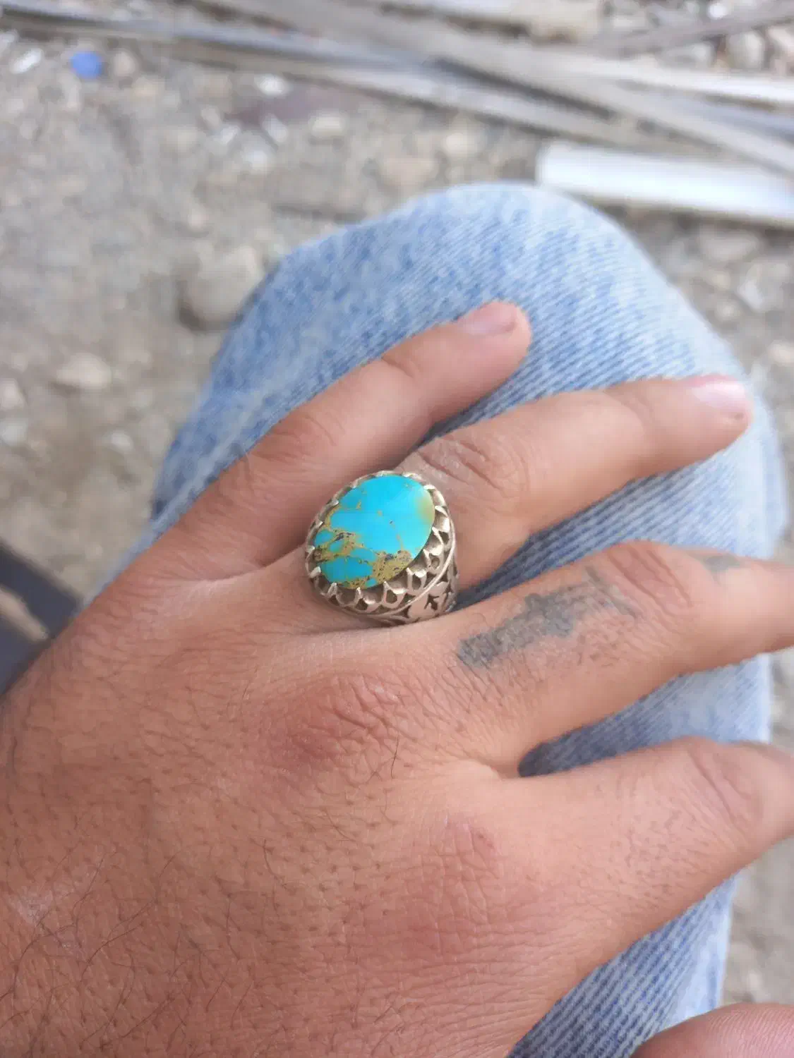 انگشتر فیروزه|جواهرات|باقرشهر, |دیوار