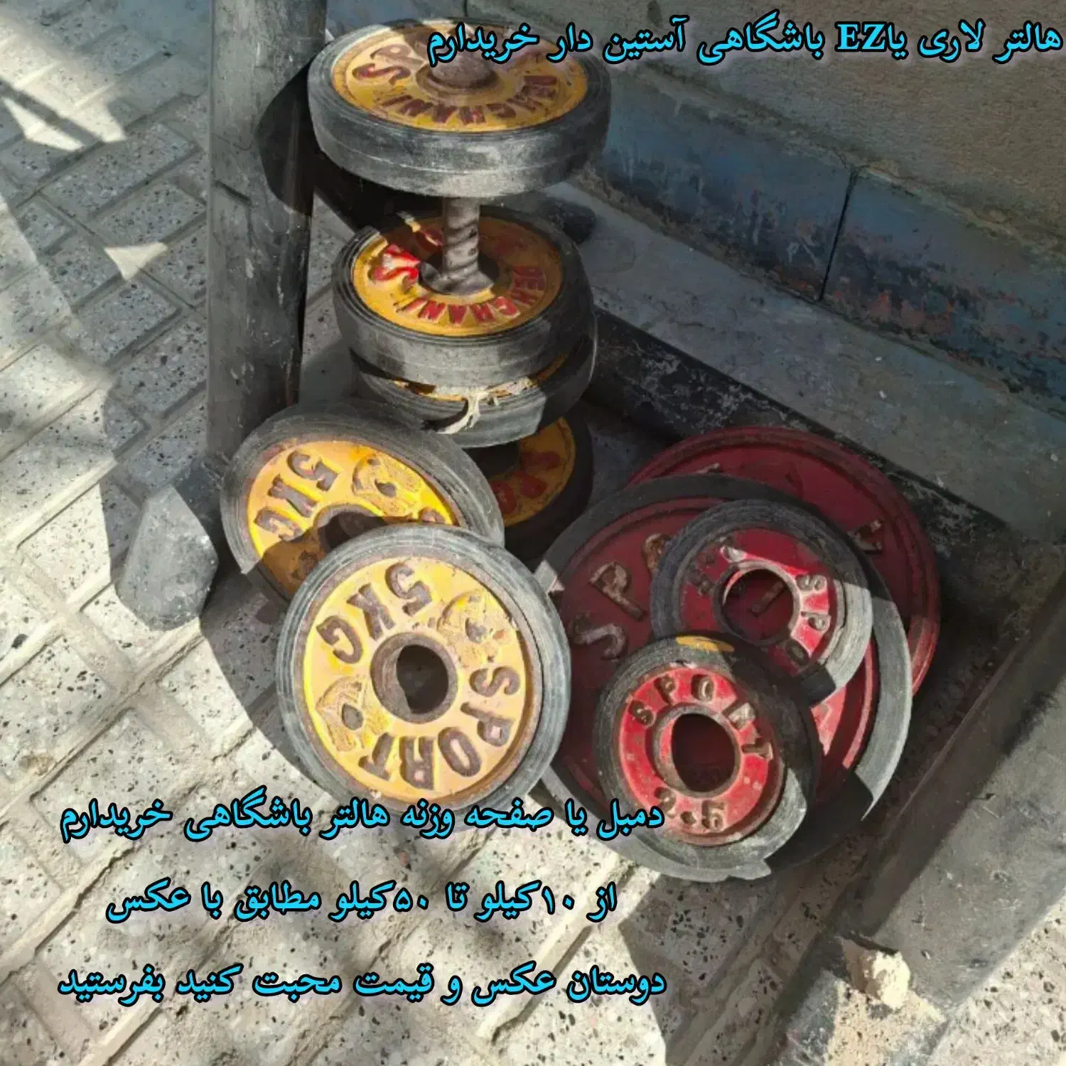 دمبل و هالتر و وزنه باشگاهی مخا،هو|تجهیزات ورزشی|زابل, |دیوار