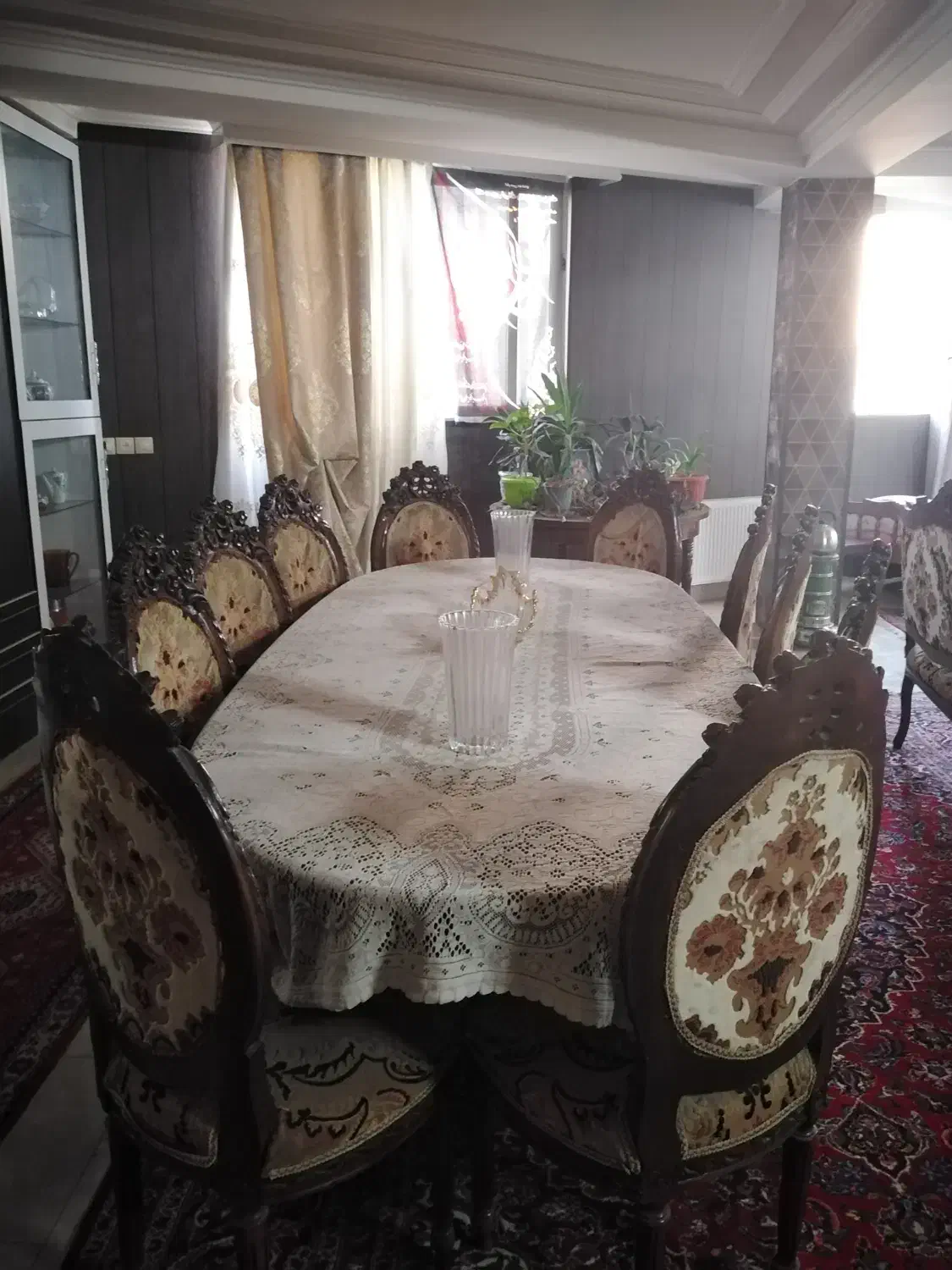 میز ناهار خوری ده/۱۰نفره|میز و صندلی غذاخوری|شیراز, شهرک آرین|دیوار