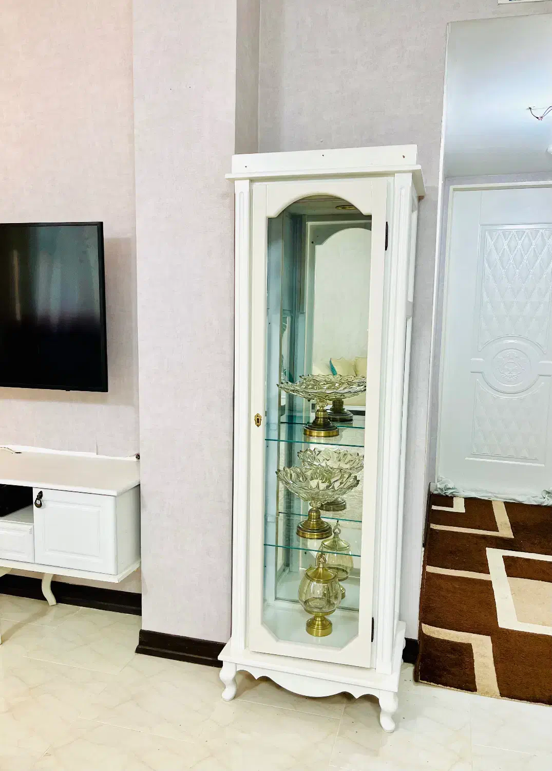 فروش ویترین چوبی کاملا نو|بوفه، ویترین، کنسول|داراب, |دیوار