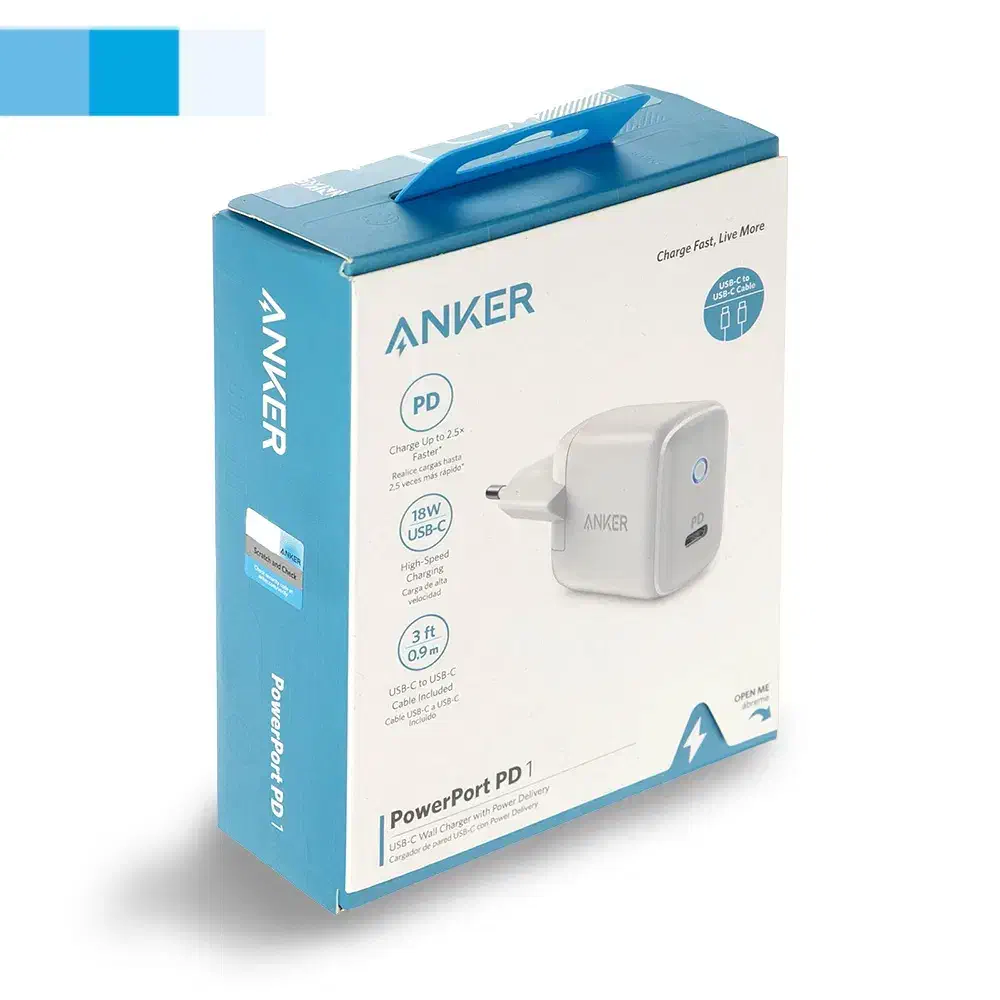 شارژر 18وات انکر Anker به همراه کابل|لوازم جانبی موبایل و تبلت|شیراز, آزادی|دیوار