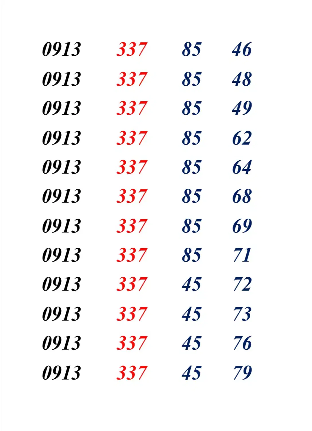 0913.337.85.49|سیم‌کارت|اصفهان, خواجو|دیوار