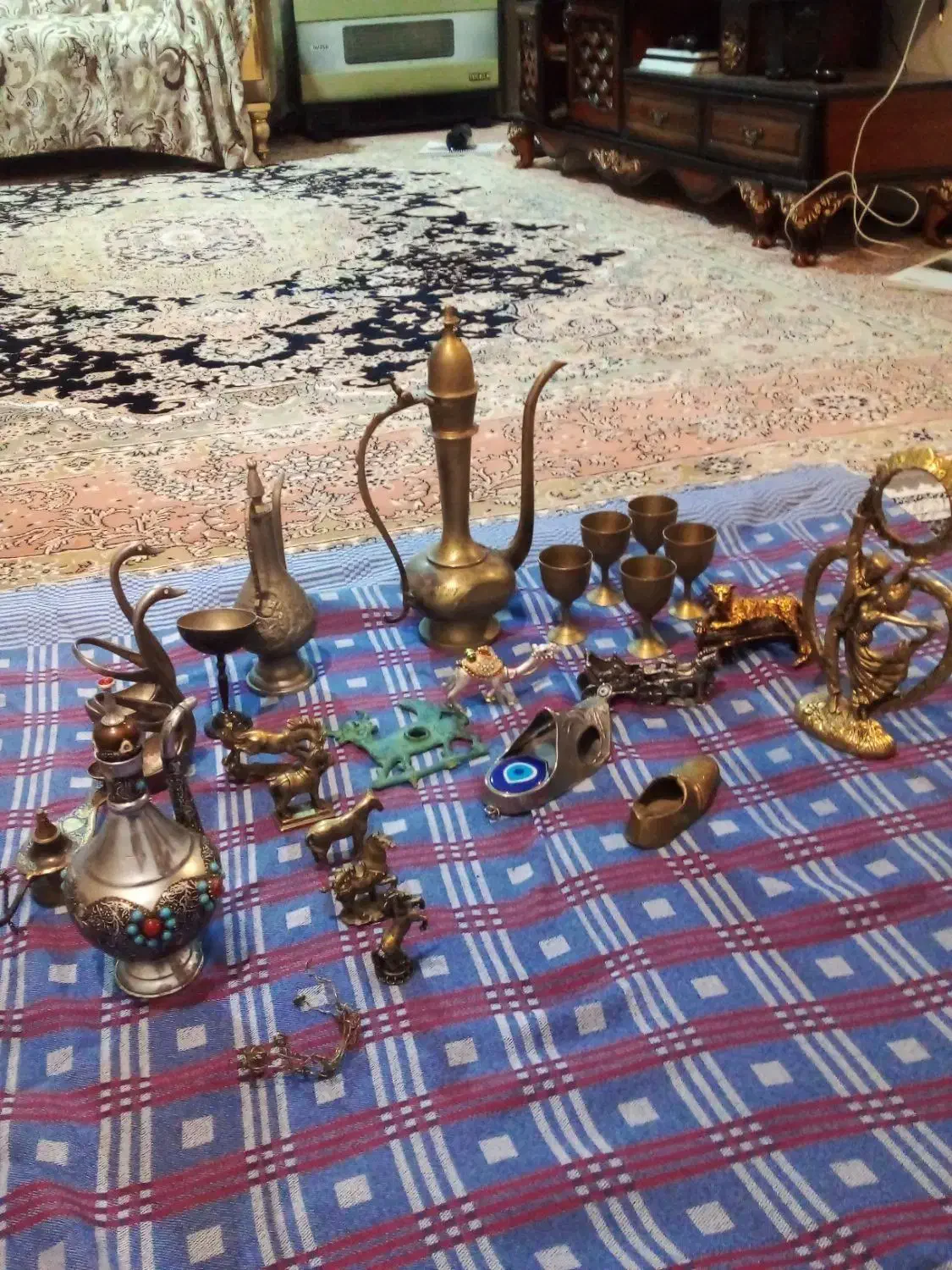 مجسه دکوری برنجی|مجسمه، تندیس، ماکت|تهران, عباسی|دیوار