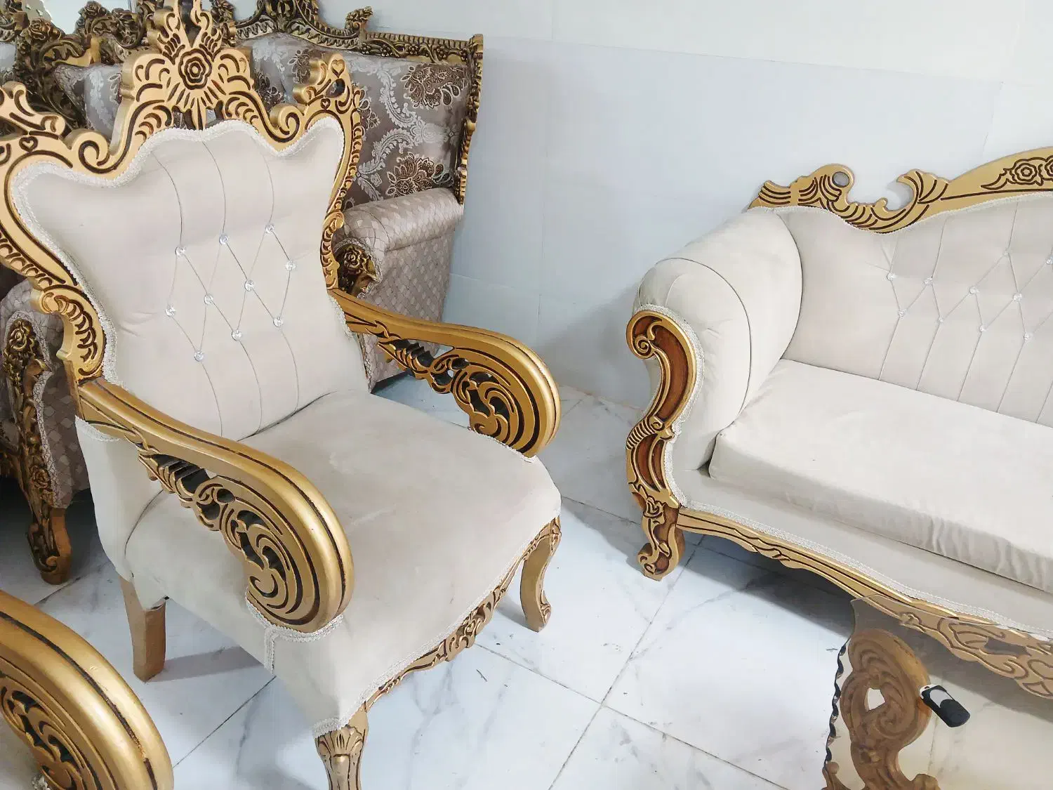 مبل ۷ نفره|مبلمان خانگی و میز عسلی|کوهدشت, |دیوار