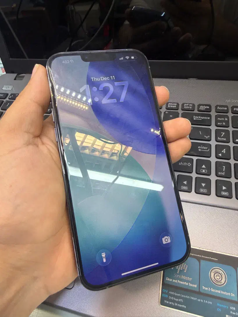 آیفون ۱۳ پرومکس ۲۵۶ گیگ پک اصلی Zaa|موبایل|کرمان, |دیوار